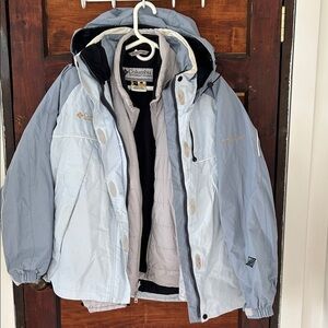 Columbia 3 in 1 titanium ski Jacket women’s size large